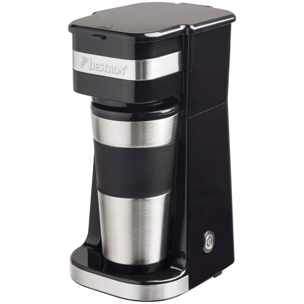 Cafetiere Bestron cu cub de termic 420ml, 750W, compacta, set complet
