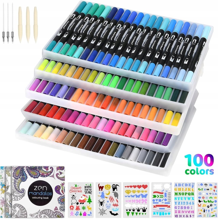 Set 100 carioci, Vicloon, Multicolor