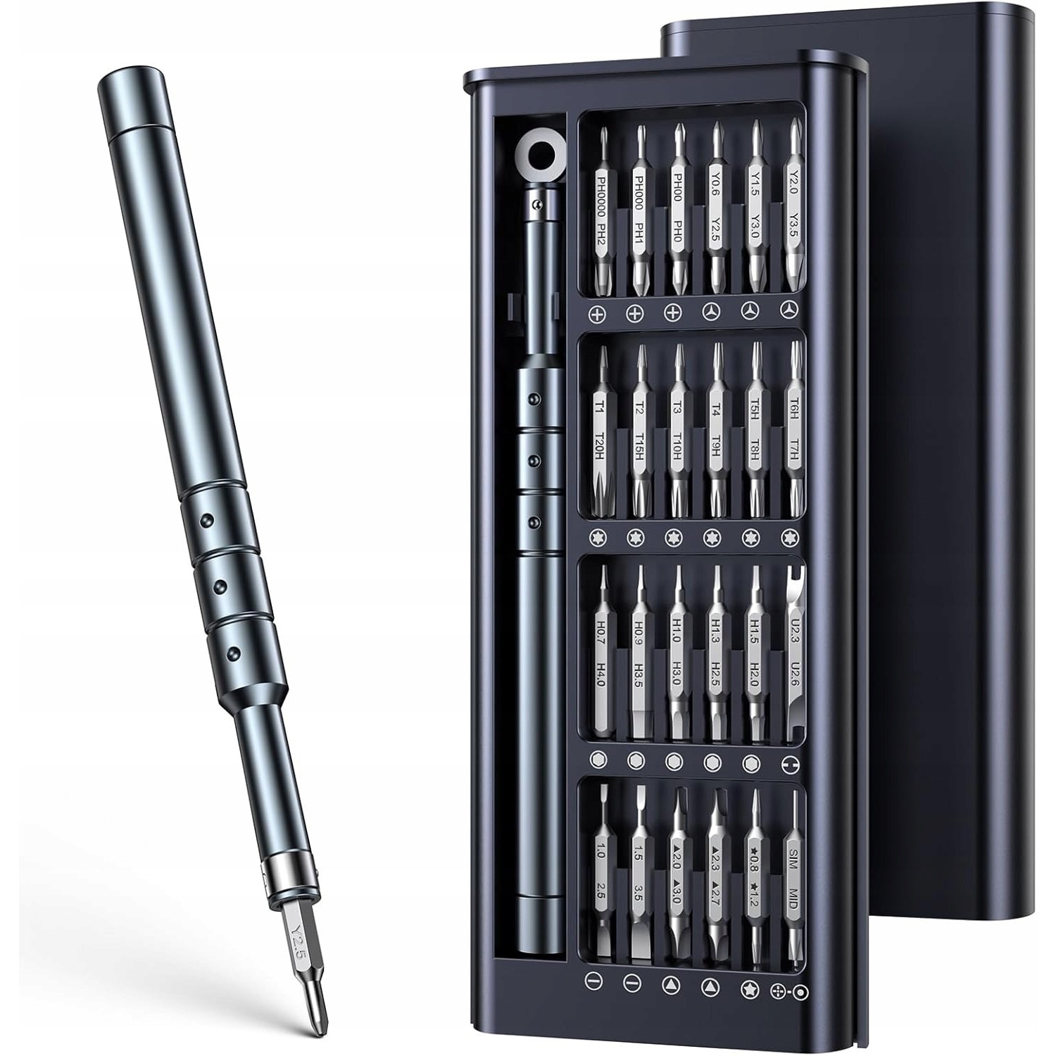 Set surubelnite precise 52 in 1, compact, 24 capete duble, 175g - eMAG.ro