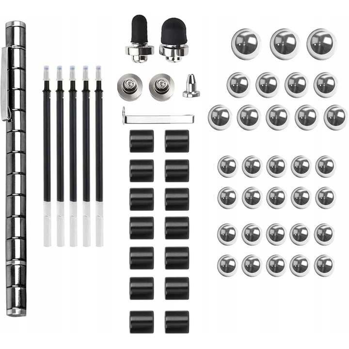 Pixuri magnetice antistres, anti-set, material ecologic, 2 in 1