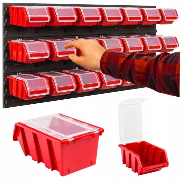 Organizer pentru scule, 21 sertare, 78x39cm, set