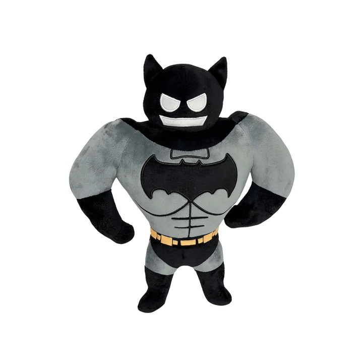 Jucarie de plus, Cute House No. 9, design adorabil, negru, 132g