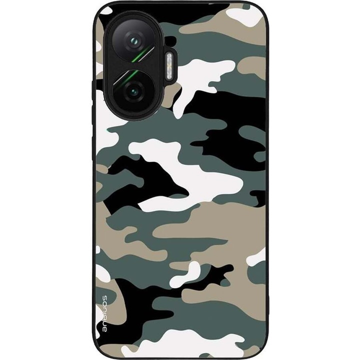 Husa telefon Sonique Camouflage Army, silicon, design militar, protectie antisoc, multicolor, pentru Xiaomi Poco F7 5G