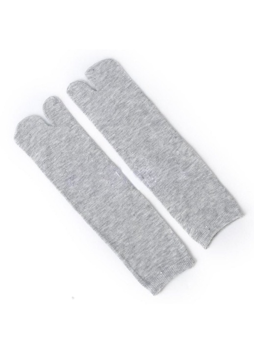 Flip-flop zokni, 3 pár, SUNTRADE, Ujjközös kialakítás, Nedvszívó, Szürke, UK méret 2.5-9.5