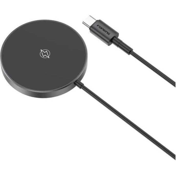 Incarcator telefon Foneng Mini 15W cu suport si cablu 1m