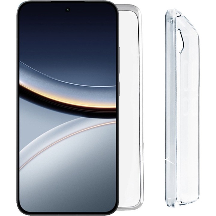 Husa telefon Volte-Tel pentru Xiaomi Poco F7 5G, Slimcolor Air, protectie completa camera, transparenta, 6.83"