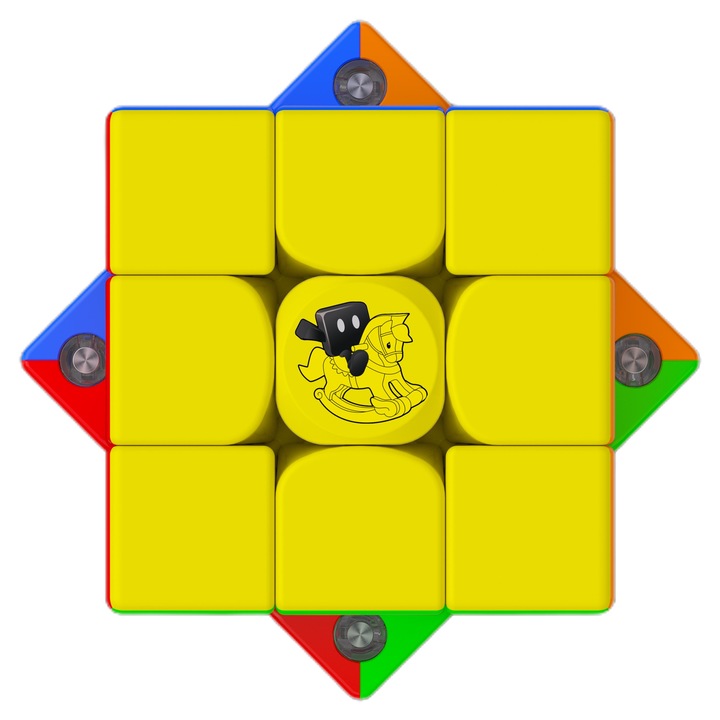 Cub 3x3x3 Profesional, Swift Block 355S (Powered by GAN), Magnetic, Editie Limitata "Year of the Horse", Multicolor