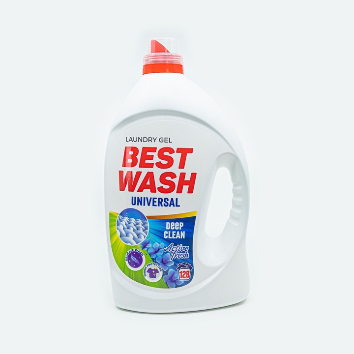 Detergent Lichid Gel BestWash Universal Deep Clean Active Fresh 4.5 L
