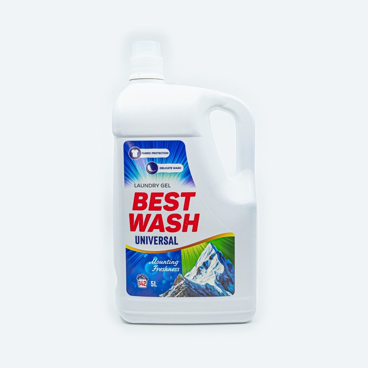 Detergent Lichid Gel BestWash Universal Mounting Freshness 5L