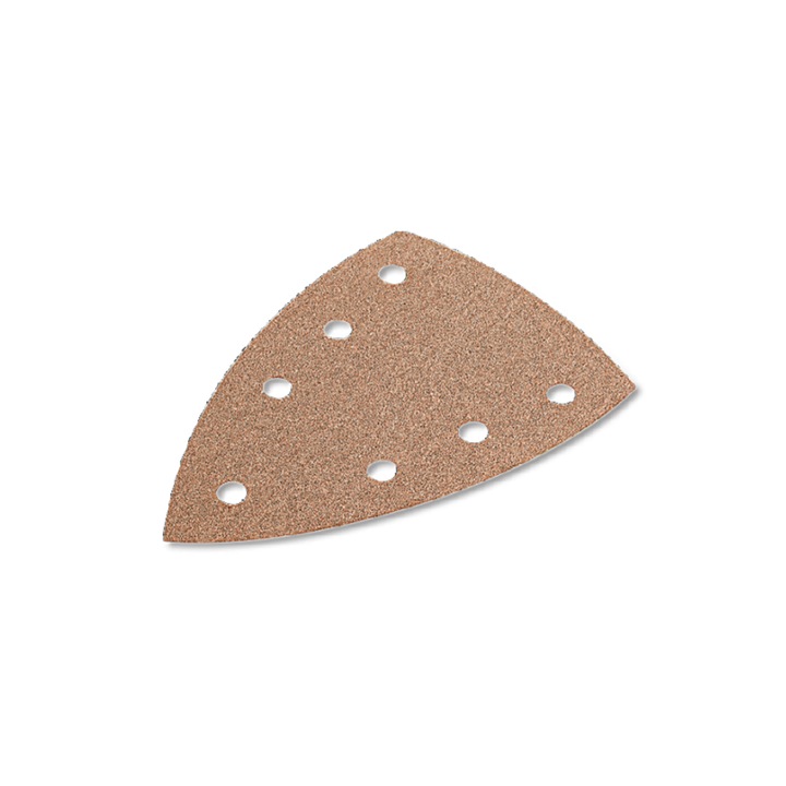 Triunghi din Hartie Abraziva pentru Glet / Vopsea / Lemn, Selectflex Delta, 100 X 150, 7 Perforatii, Gr. 80