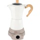 Espressor electric JOCCA Nature, 6 cesti, alb, design modern