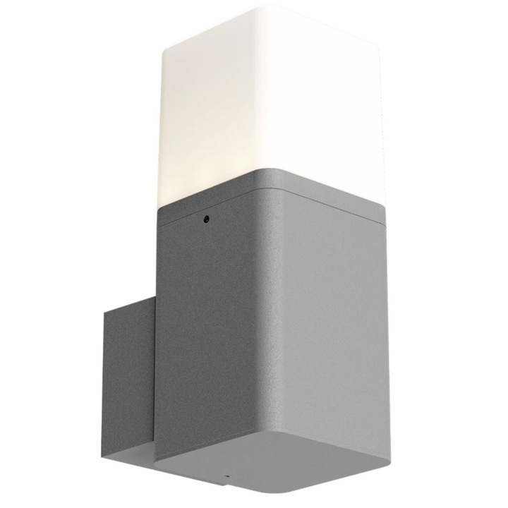 LED аплик за външно осветление REDO GROUP, тъмно сив, 13 W, 895 lm, IP 54, 3000K