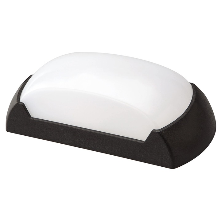 Klausen kültéri fali lámpa, LED, 12W, 4000K, IP65, semleges fény, fekete, 220V, 1000 lm vagy 500 lm