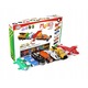 Set de constructie Magnetice MalBlo Pojazde Deluxe, 21 elemente, multicolor