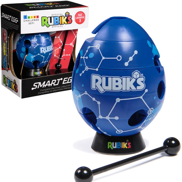Cub Rubik Smart Egg, oktatójáték, kék, 6x4,5x4,5cm