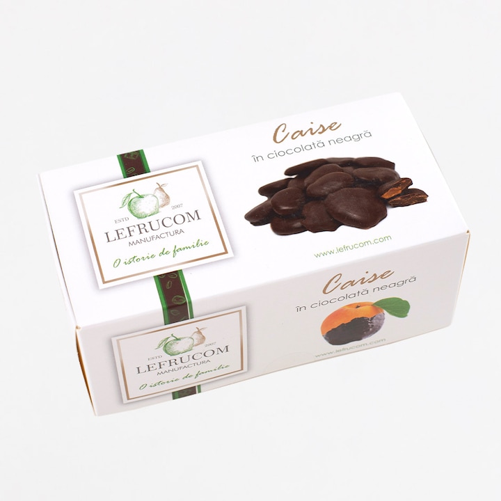 Caise uscate in Ciocolata neagra 200g