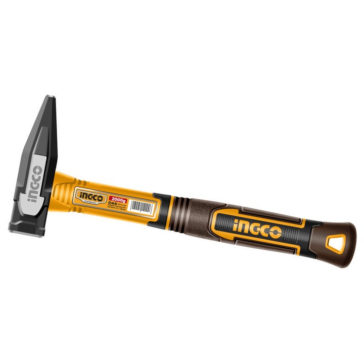 INGCO Lakatos kalapács 2000 g üvegszálas nyél