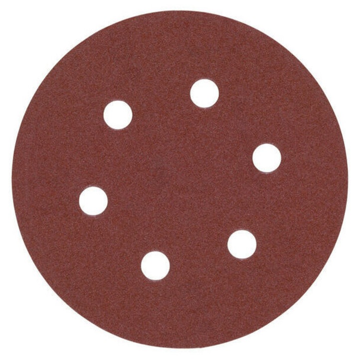 GERMAFLEX Tépőzáras fíbertárcsa 150 mm / P150 6 lyukas