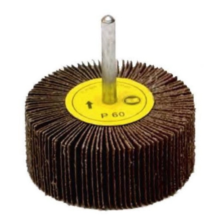 GERMAFLEX Csapos lamellás csiszolókorong 50 x 30 x 6 mm / P80