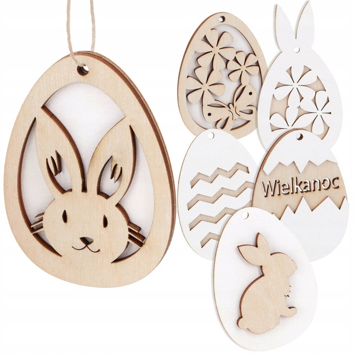 18 db Pisanki Dekoratív Liliom Készlet, Poliuretán, 17,5x13,8x12cm