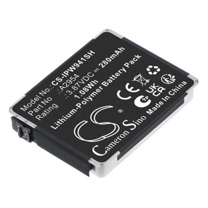 Apple Watch Series 9 41mm Cameron sino li-polymer akkumulátor, 3.87v, 280mAh, kompatibilis apple a2954 -vel