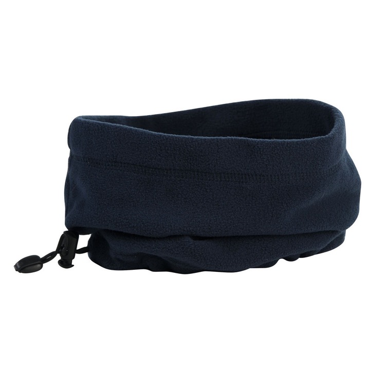 Fular tubular din polar, cu snur reglabil, brand Pen Duick, bleumarin