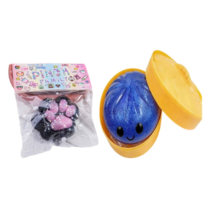 Interaktív játékszett gyerekeknek, kék nyuszi és fekete macskamancs forma, puha, stresszoldó