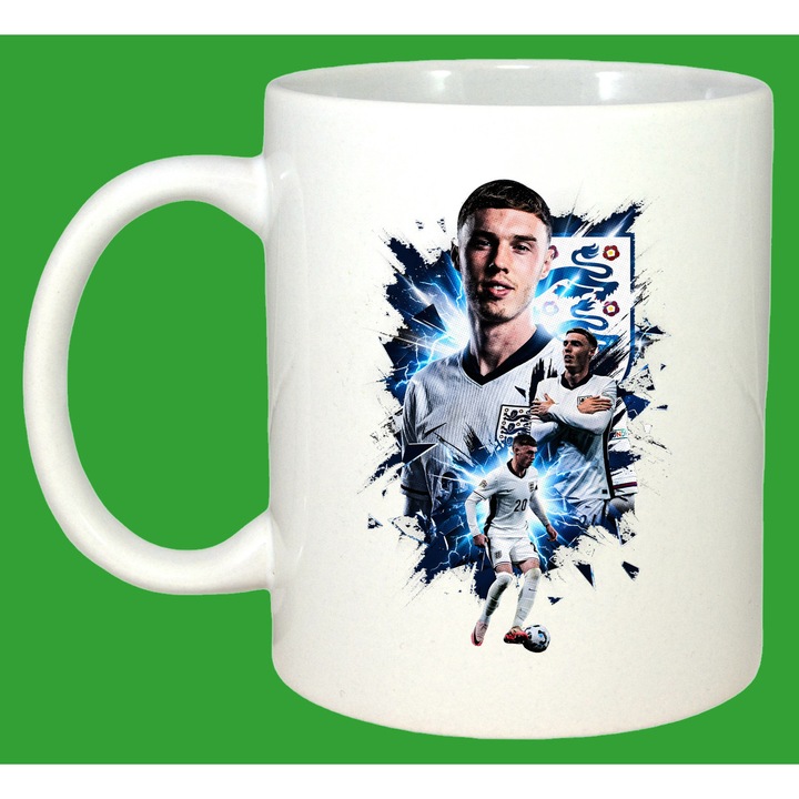 Cana Phil Foden England World Cup Fifa 2026, Cadou, Sarbatori, Cri-Flo, Culoare Alb, 330 ml