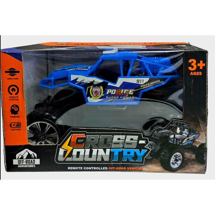 Masina Jeep cu radiocomanda, functii mers inainte/inapoi