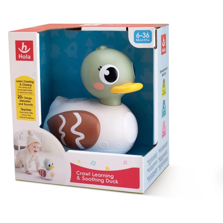 Interaktív Kacsa Zenei és Fényekkel