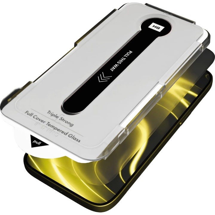 Стъклен протектор, Hammer Glass Xpress Protect За iPhone 14 Pro Max