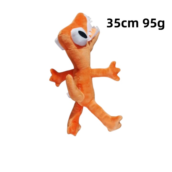 Jucarie de plus, lup portocalie, set prietenie