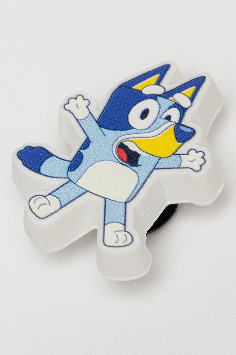 Crocs, Джибиц Jibbitz™ с принт, Пастелносин, Бял