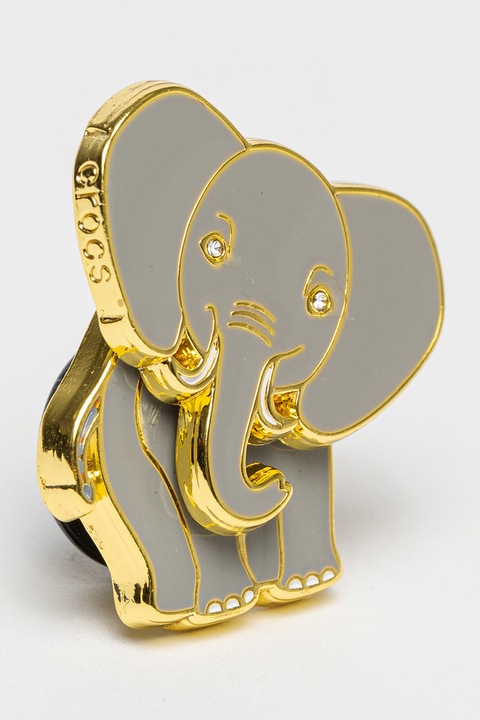 Crocs, Джибиц™ с Enamel Elephant, Златист, Сребрист