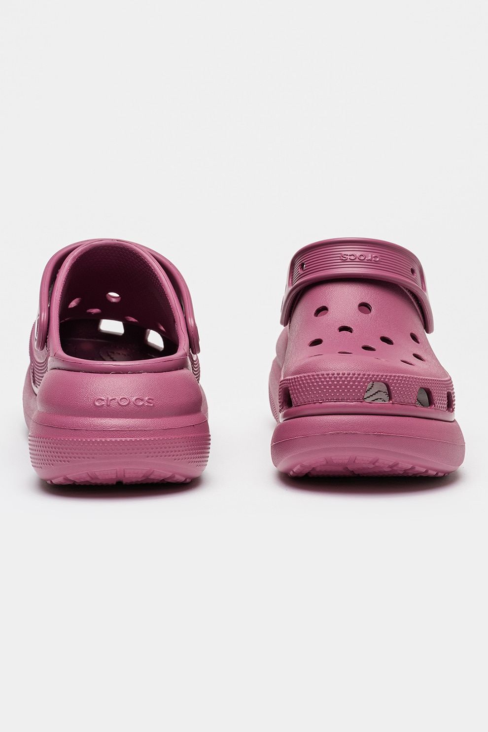 Crush Roz Crocs, Saboti slingback cu talpa wedge Crush, Roz inchis, 39-40 - eMAG.ro