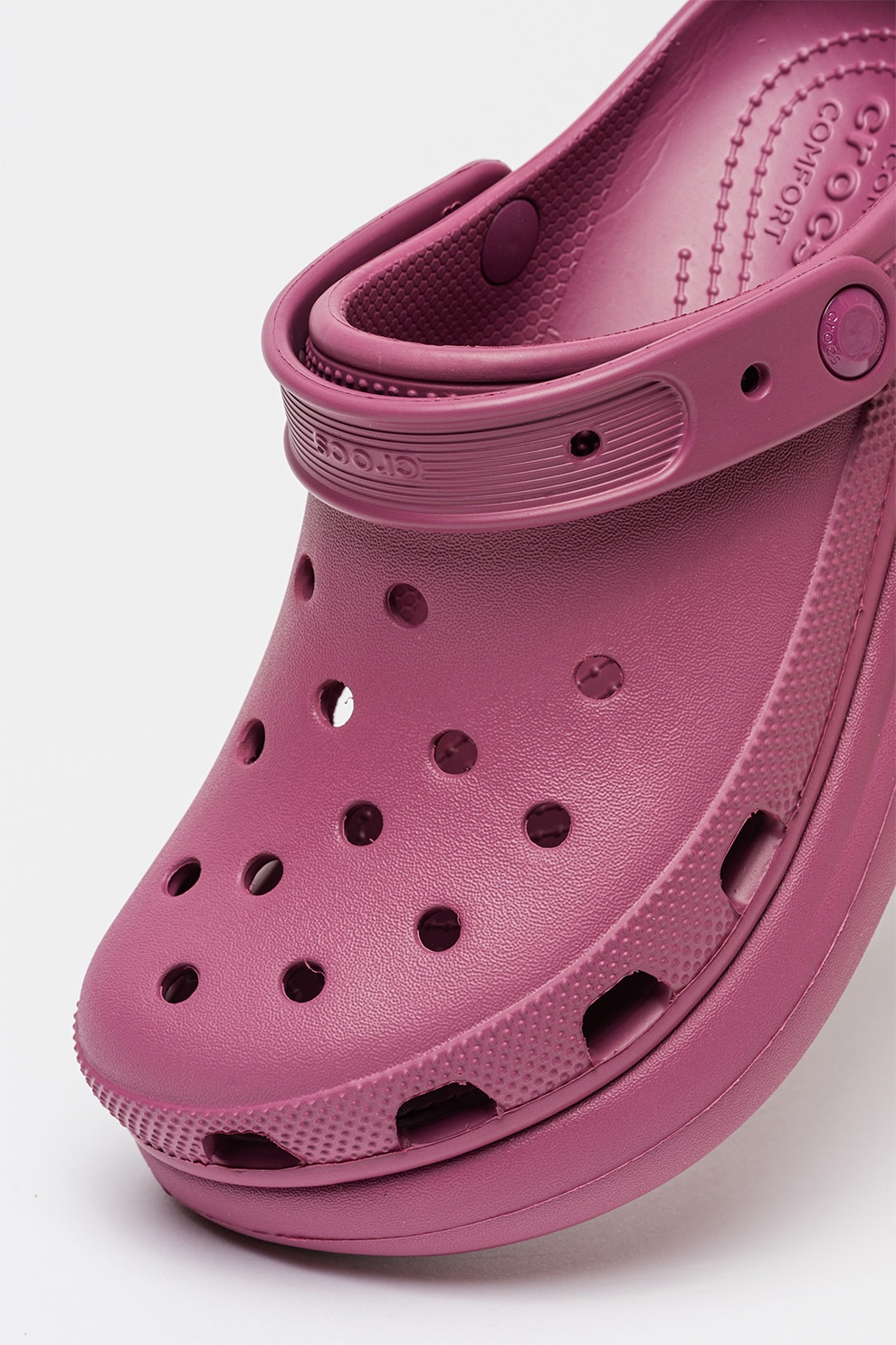 Crush Roz Crocs, Saboti slingback cu talpa wedge Crush, Roz inchis, 39-40 - eMAG.ro