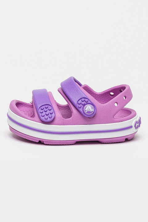 Crocs, Sandale de cauciuc cu logo Cruiser, Violet/Roz