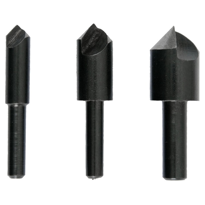 Set 3 bucati zencuitor KWB, 8 / 12 / 16 mm, unghi 90, otel carbon