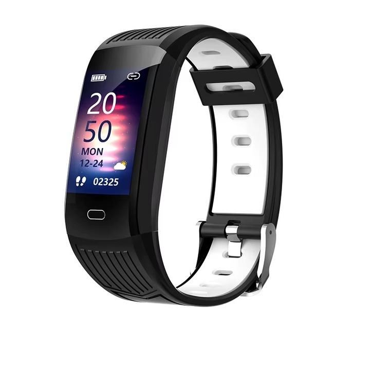 Bratara Fitness M3 GREATON – Monitorizare Ritm Cardiac, Functii Biometrice, Conectivitate USB & Bluetooth, Negru