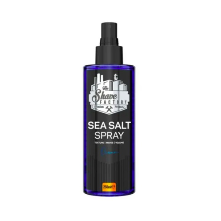 Spray cu sare de mare, The Shave Factory, efect de valuri de plaja, 250 ml