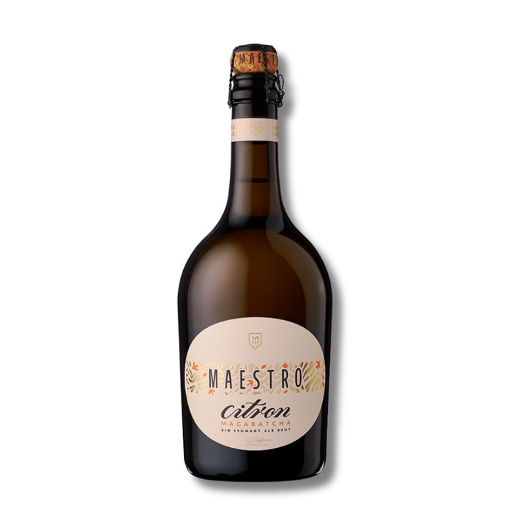 Vin Spumant Alb Apriori Maestro, Citron Magaratcha, Brut, 0.75l