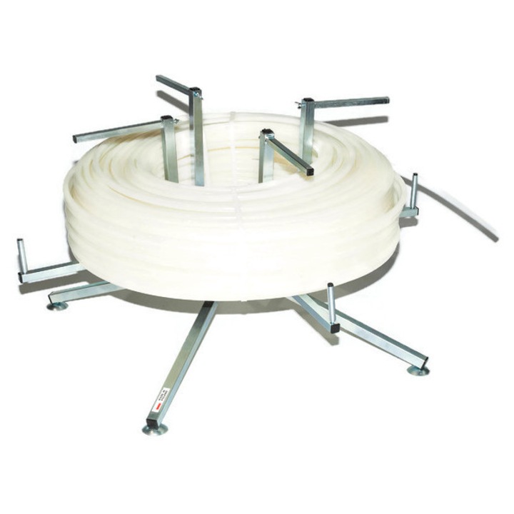 Derulator (tambur) pentru teava PEX, cabluri si furtunuri GEPOX, capacitate pana la 600m