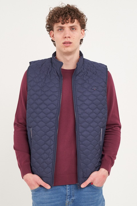 Lee Cooper, Vesta matlasata cu buzunare laterale, Bleumarin, S