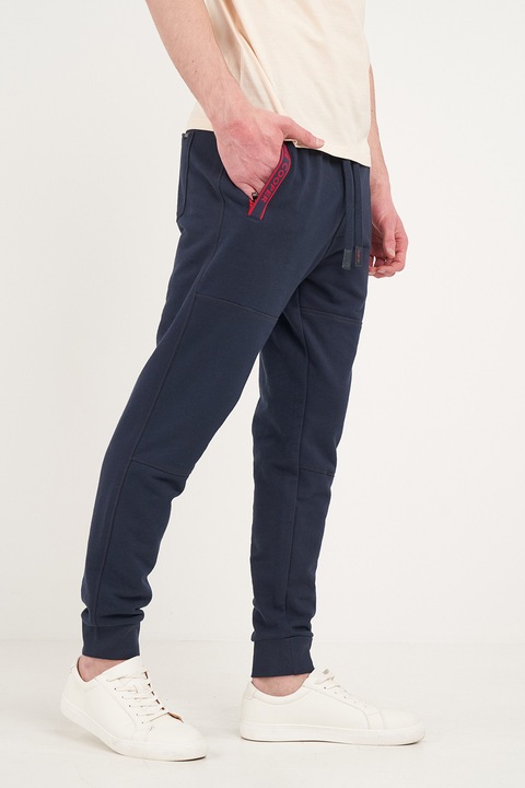 Lee Cooper, Pantaloni de trening din amestec de bumbac, Albastru ultramarin
