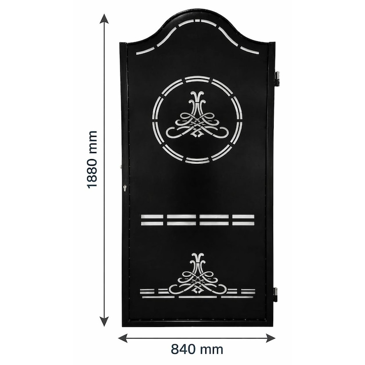 Poarta acces Pietonal Din Tabla Decupata (Traforata CNC) Cu Laser PP 017 1880mm x 840mm