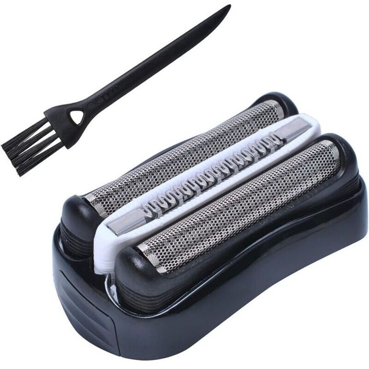 Cap de ras 32B pentru aparate de ras electrice, set cu perii, compatibil cu Braun Series 3, 30B, 3040S, 3020S, 300S, 301S, 310S, 320S, 330S, 340S, 360S, 380S, 3010S, 3030S, 3080S, 350CC, 370CC, 390CC, 3050CC, 3090CC.