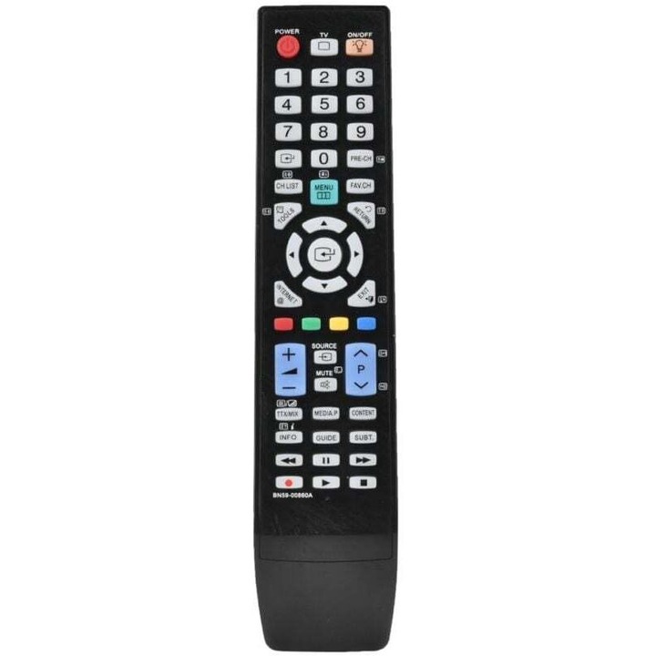 Telecomanda LED LCD HDTV, neagra, 24.7x5.3x2cm, set 1 buc.