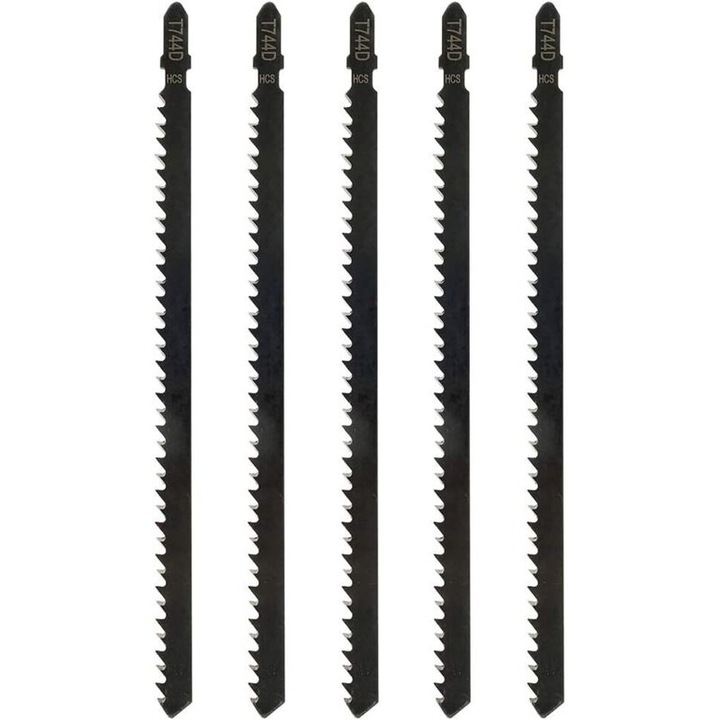 Set 5 lame fierastrau pendular 180mm, universal, pentru lemn, carbon steel
