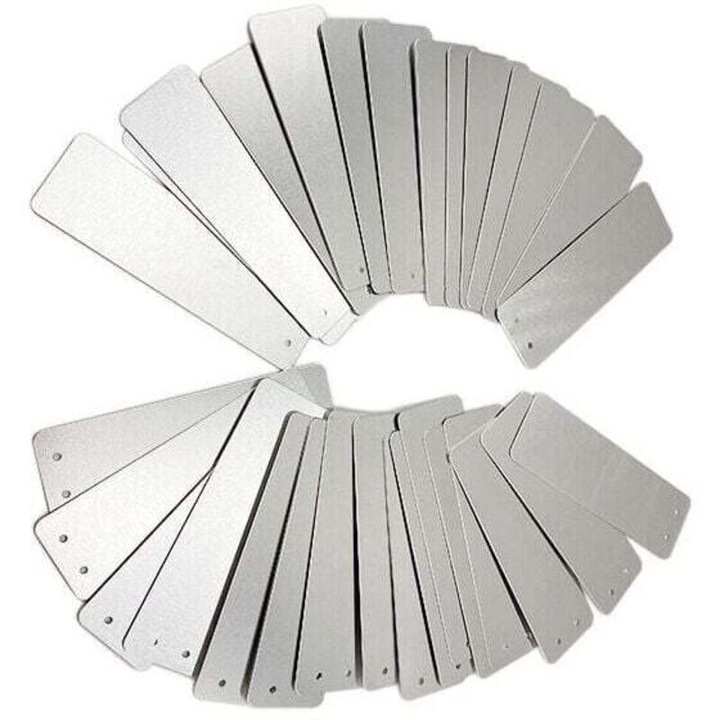 Set 100 Etichete de Gradina din Aluminiu, Rezistente la UV, 2.5x8.2cm