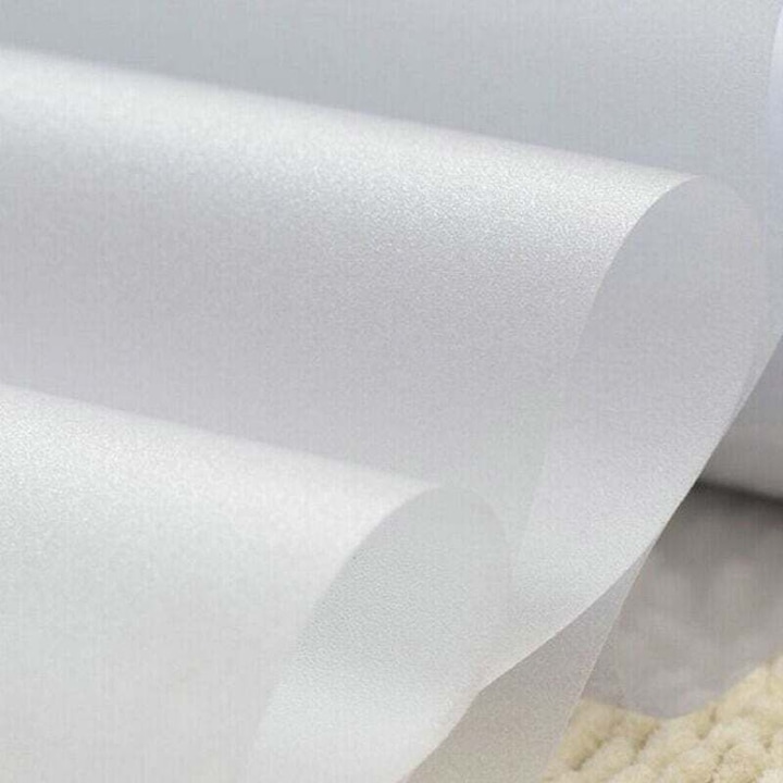 Folie opaca electrostatica pentru geam 40x200 cm – Protectie de confidentialitate 98% – Blocheaza 96% din razele UV si 85% din razele infrarosii – Pentru birouri si bai